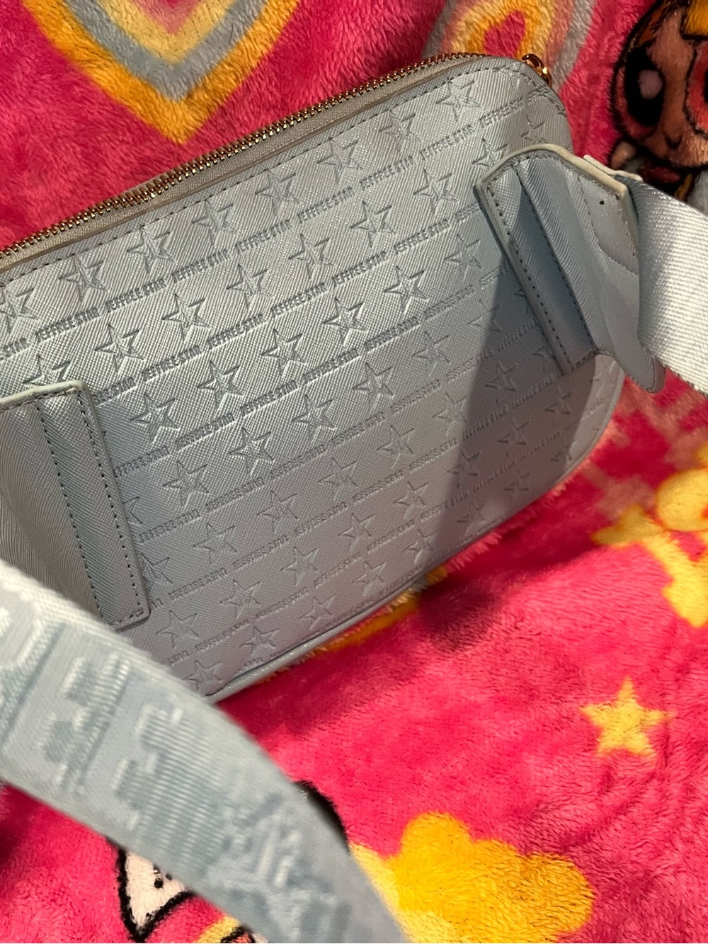 Jeffree Star Baby Blue Logo-Embossed Belt Bag/Crossbody | Star Pattern | GUC❣️ - Picture 11 of 15